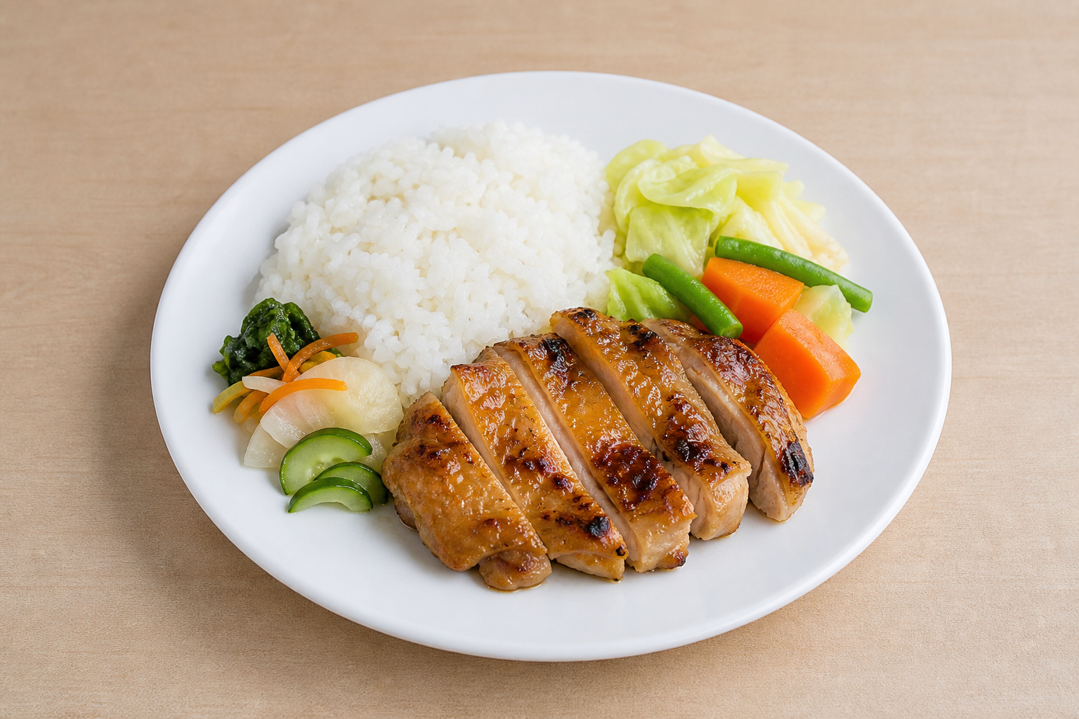 Photorealistic Japanese daily bento P01 food image by VDAMO