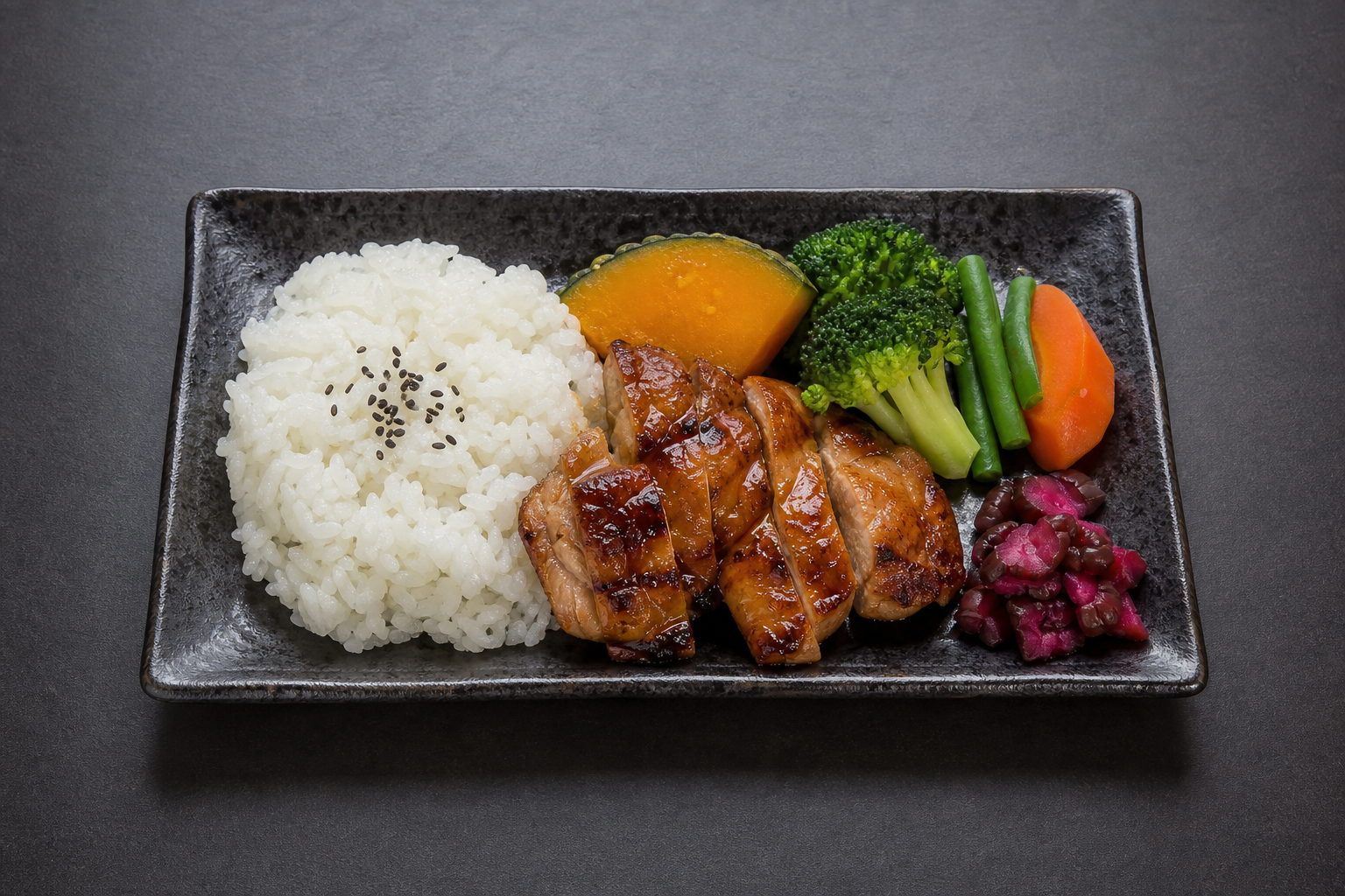 Photorealistic Japanese daily bento P02 food image by VDAMO