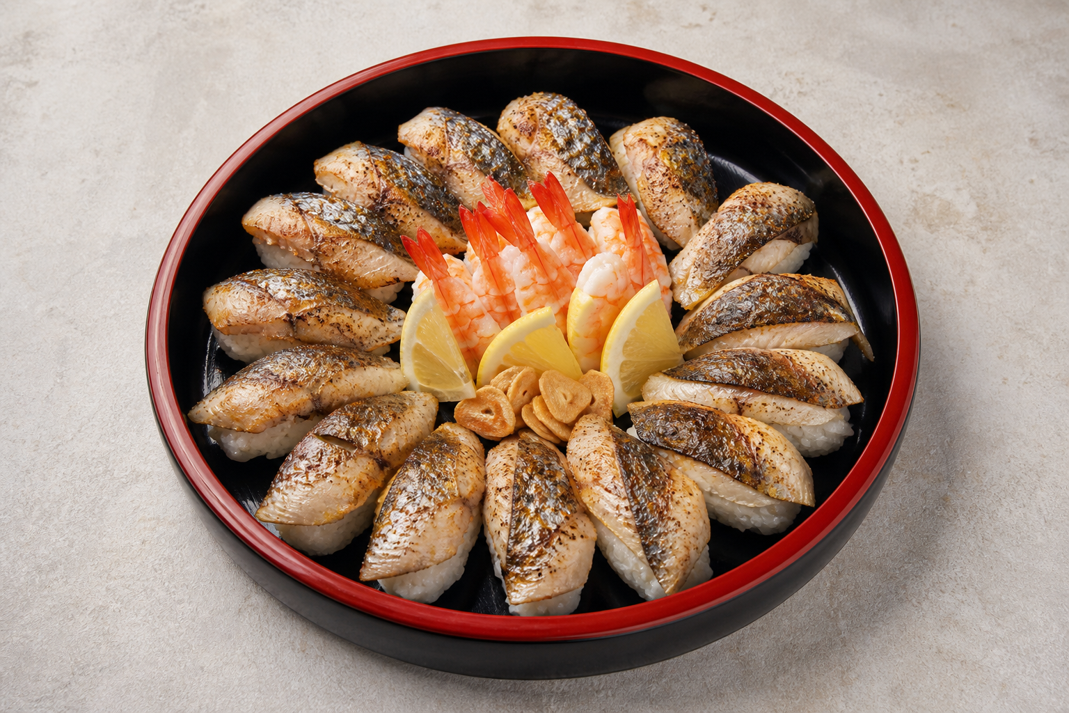 JP Grilled fish fillet sushi P10 — Japan dish