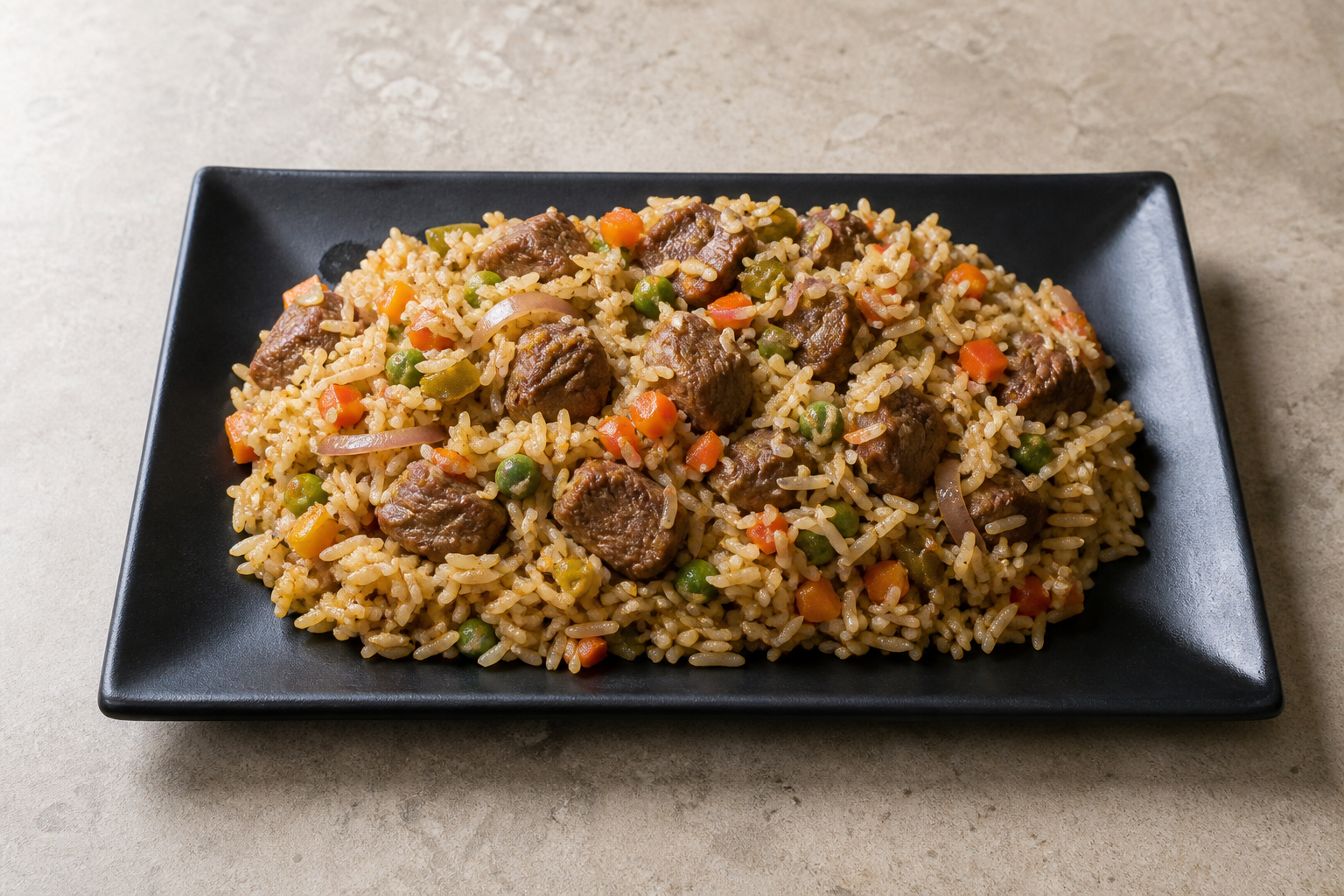 KE Spiced rice and beef african P02 — Kenya dish