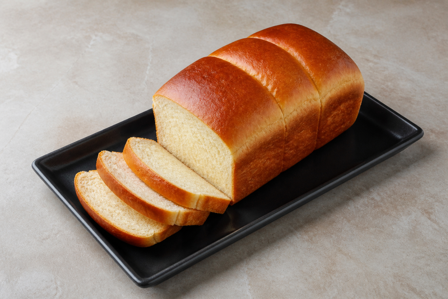 Photorealistic KE Milk bread loaf bakery P02 food image by VDAMO