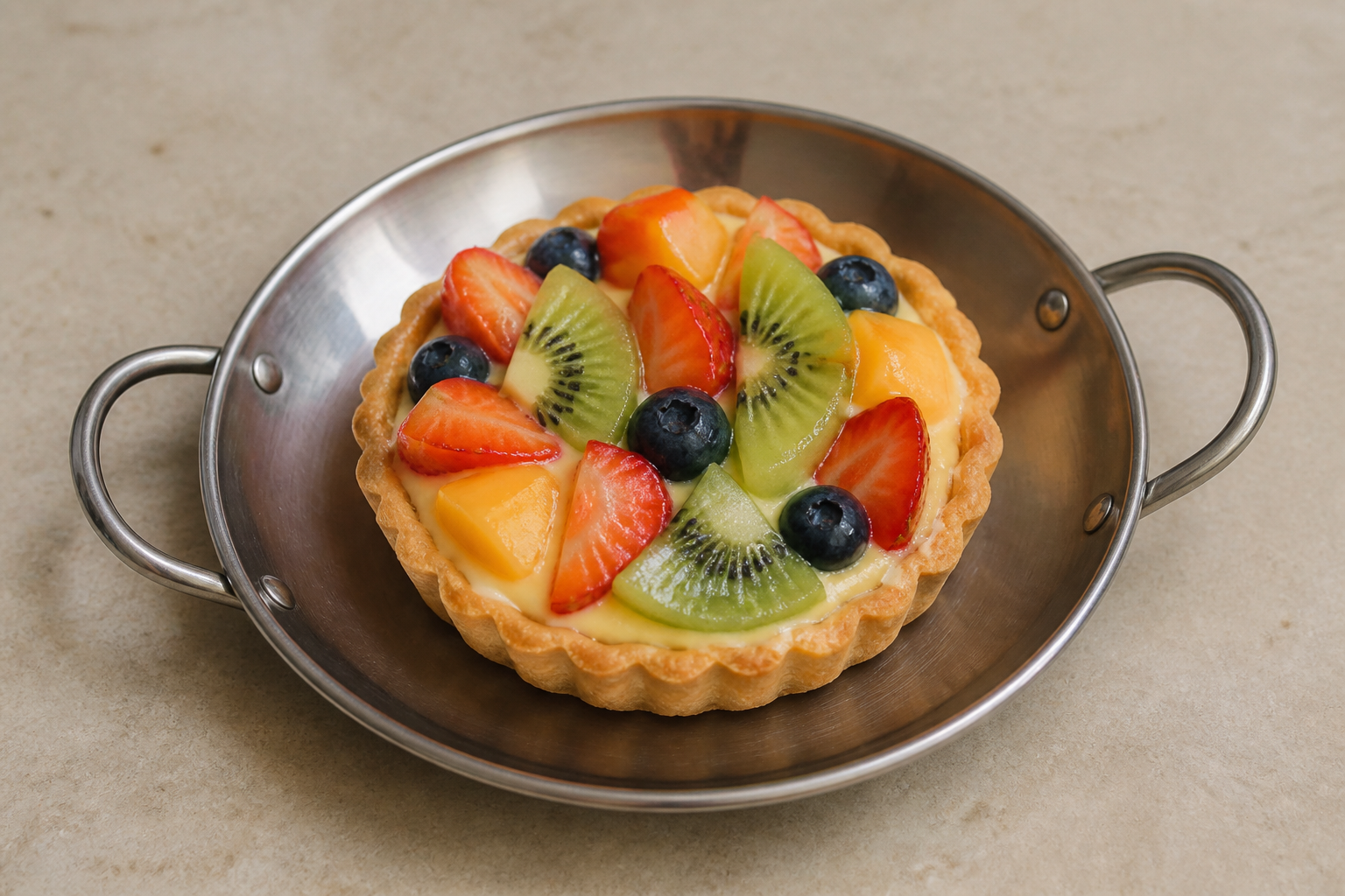 Photorealistic KE Mini fruit tart bakery P05 food image by VDAMO