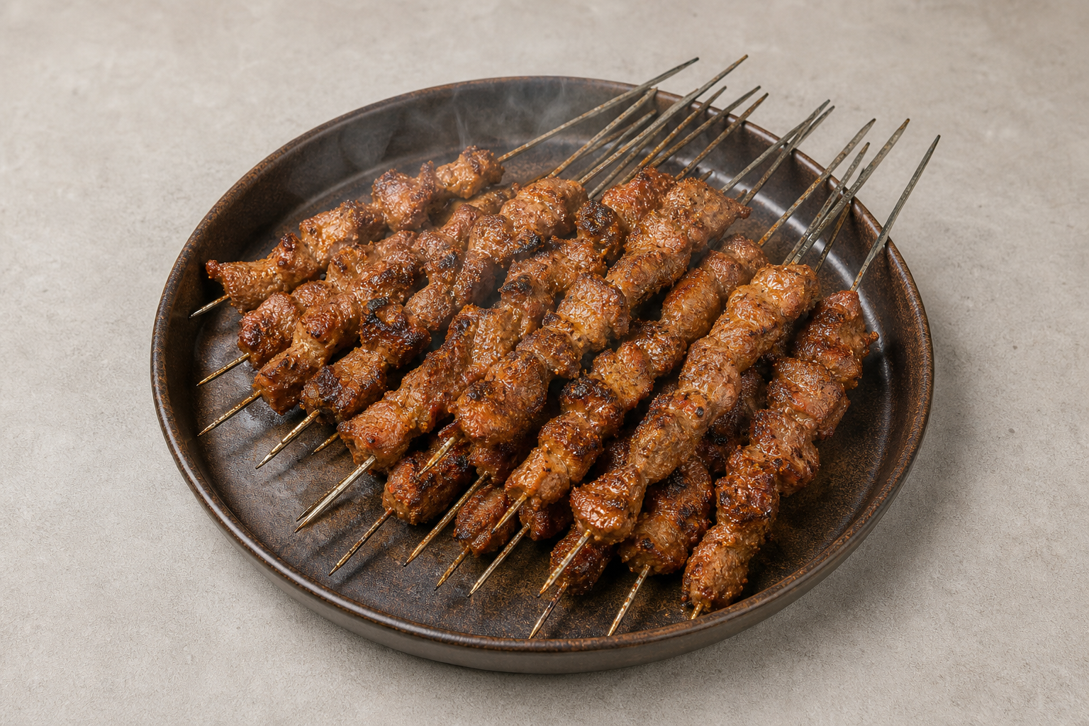 KR Charcoal lamb skewers barbecue P10 — South Korea dish