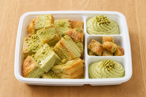 KR Pistachio dessert plate dessert P08 — South Korea dish