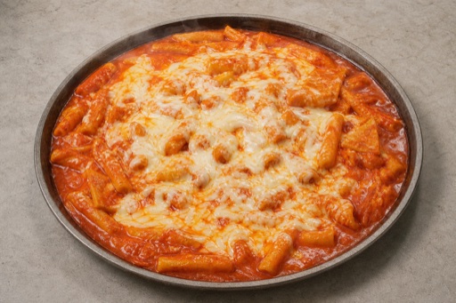Photorealistic Cheese tteokbokki P10 food image by VDAMO
