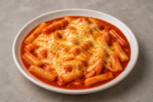 Photorealistic Cheese tteokbokki P09 food image by VDAMO