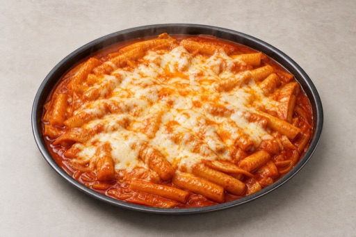 Photorealistic Cheese tteokbokki P10 food image by VDAMO