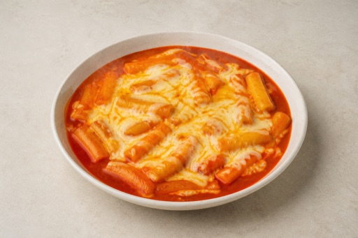 Photorealistic Cheese tteokbokki P04 food image by VDAMO