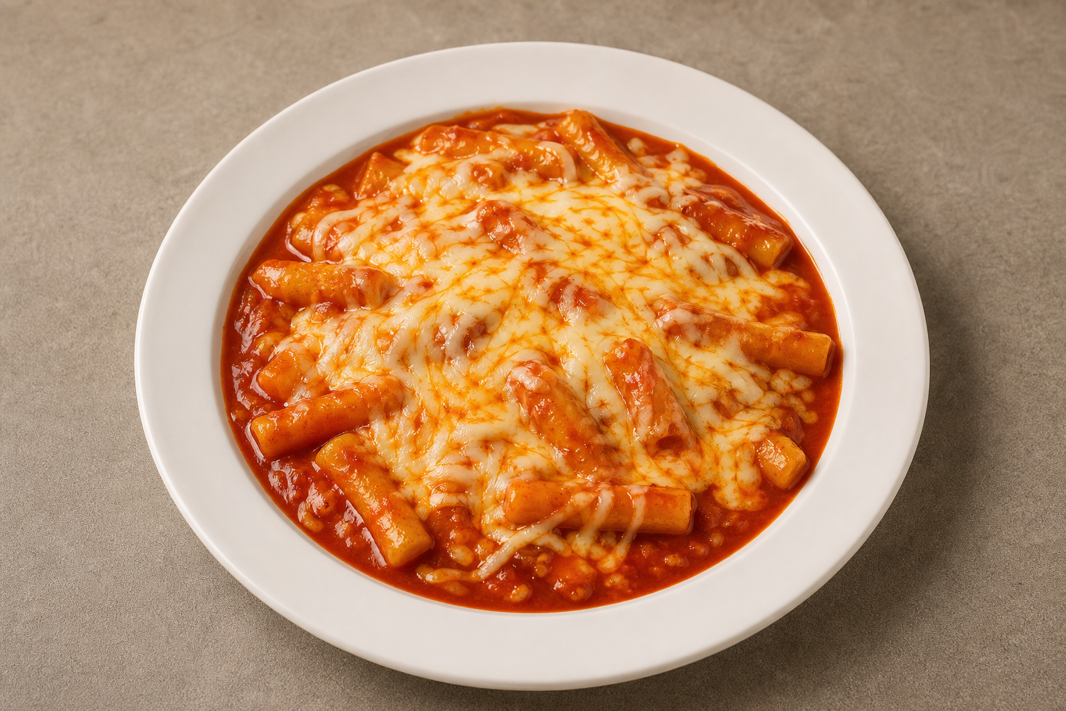 Photorealistic Cheese tteokbokki P01 food image by VDAMO