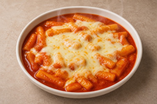 Photorealistic Cheese tteokbokki P04 food image by VDAMO