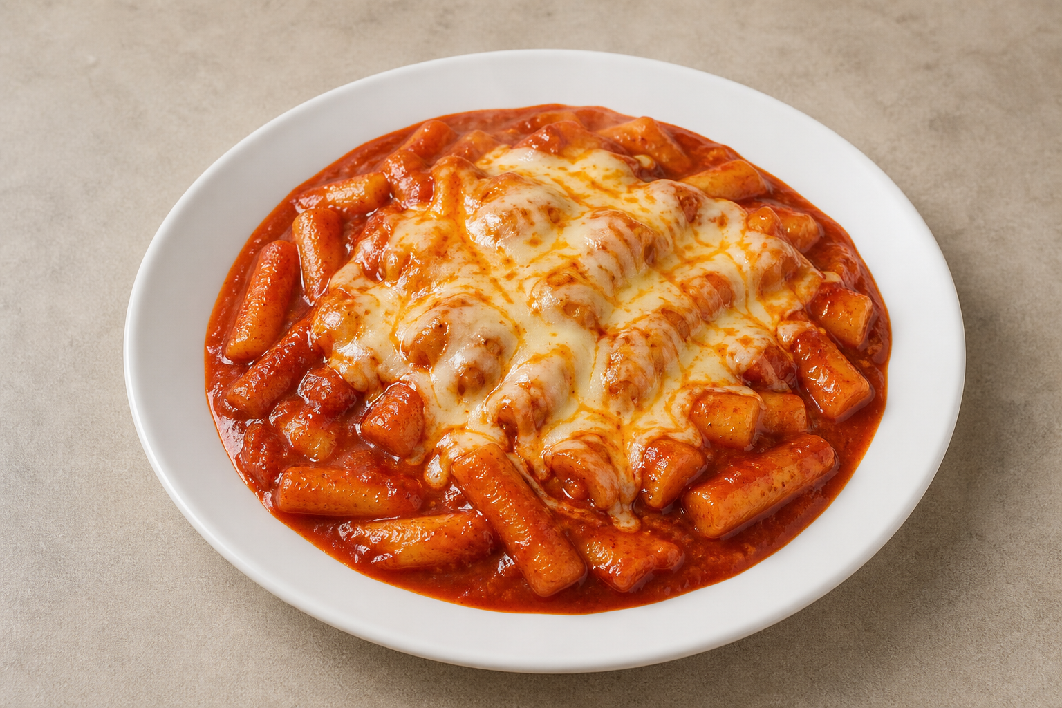 Photorealistic Cheese tteokbokki P01 food image by VDAMO