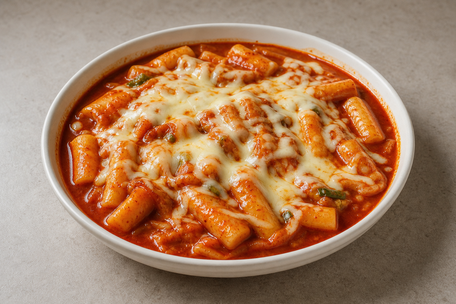 Photorealistic Cheese tteokbokki P04 food image by VDAMO