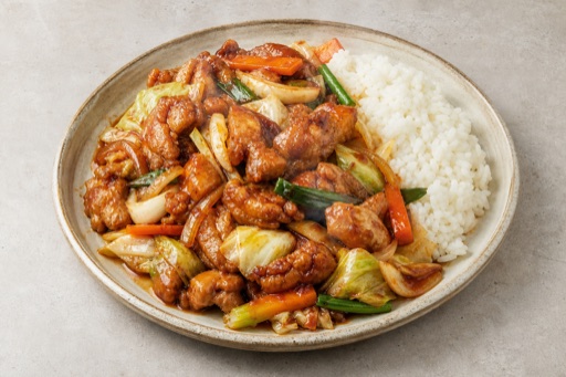 KR Chef special plate street-food P10 — South Korea dish
