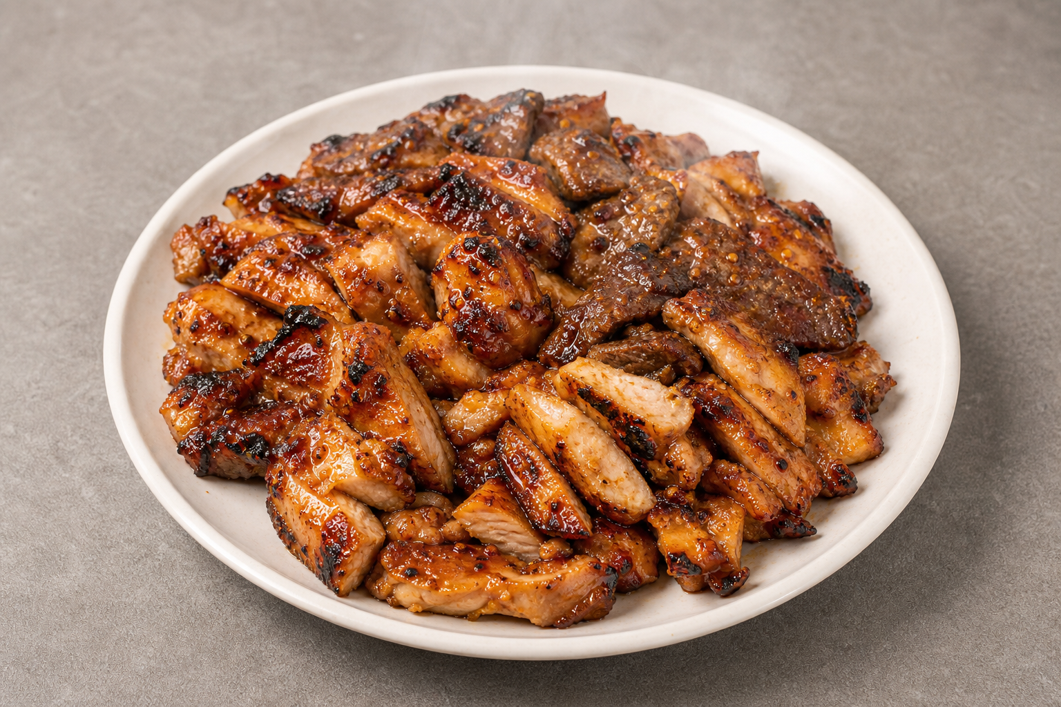 KR Grilled chicken meal street-food P09 — South Korea dish