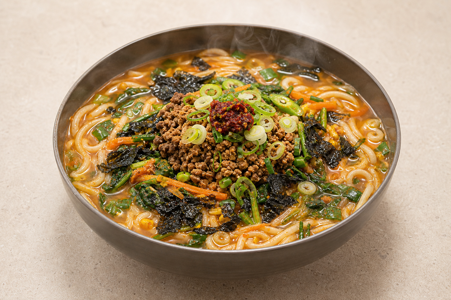 KR Local noodle bowl street-food P10 — South Korea dish