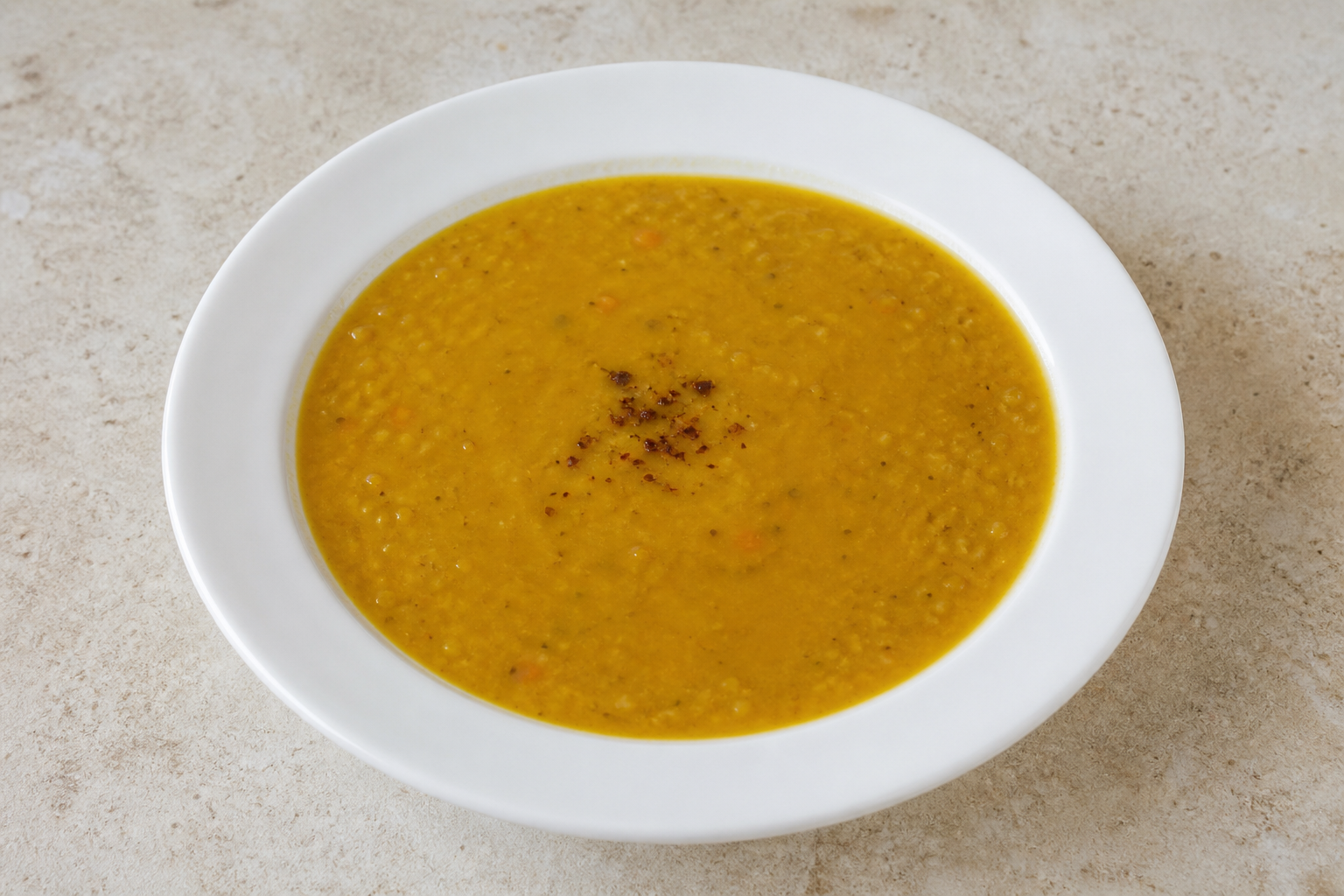 Photorealistic Middle Eastern lentil soup P01 food image by VDAMO