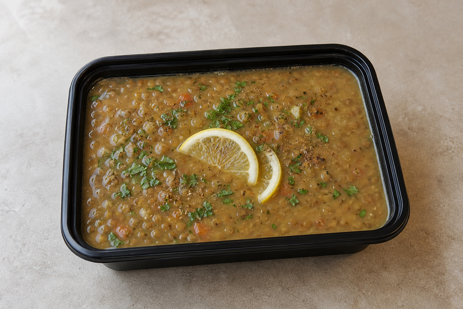 Middle Eastern lentil soup P06 — Lebanon dish