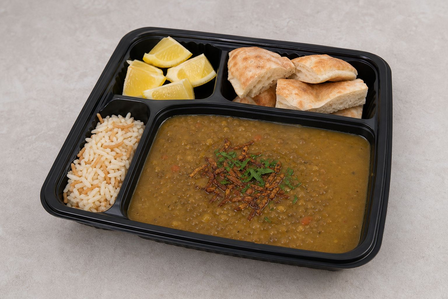 Photorealistic Middle Eastern lentil soup P08 food image by VDAMO