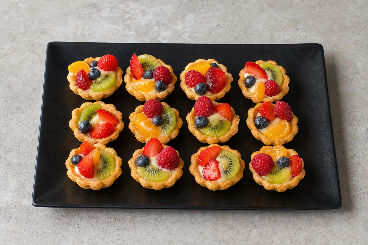 Photorealistic LT Mini fruit tart bakery P02 food image by VDAMO