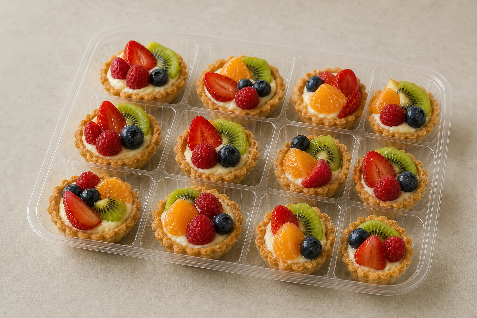 Photorealistic LT Mini fruit tart bakery P08 food image by VDAMO