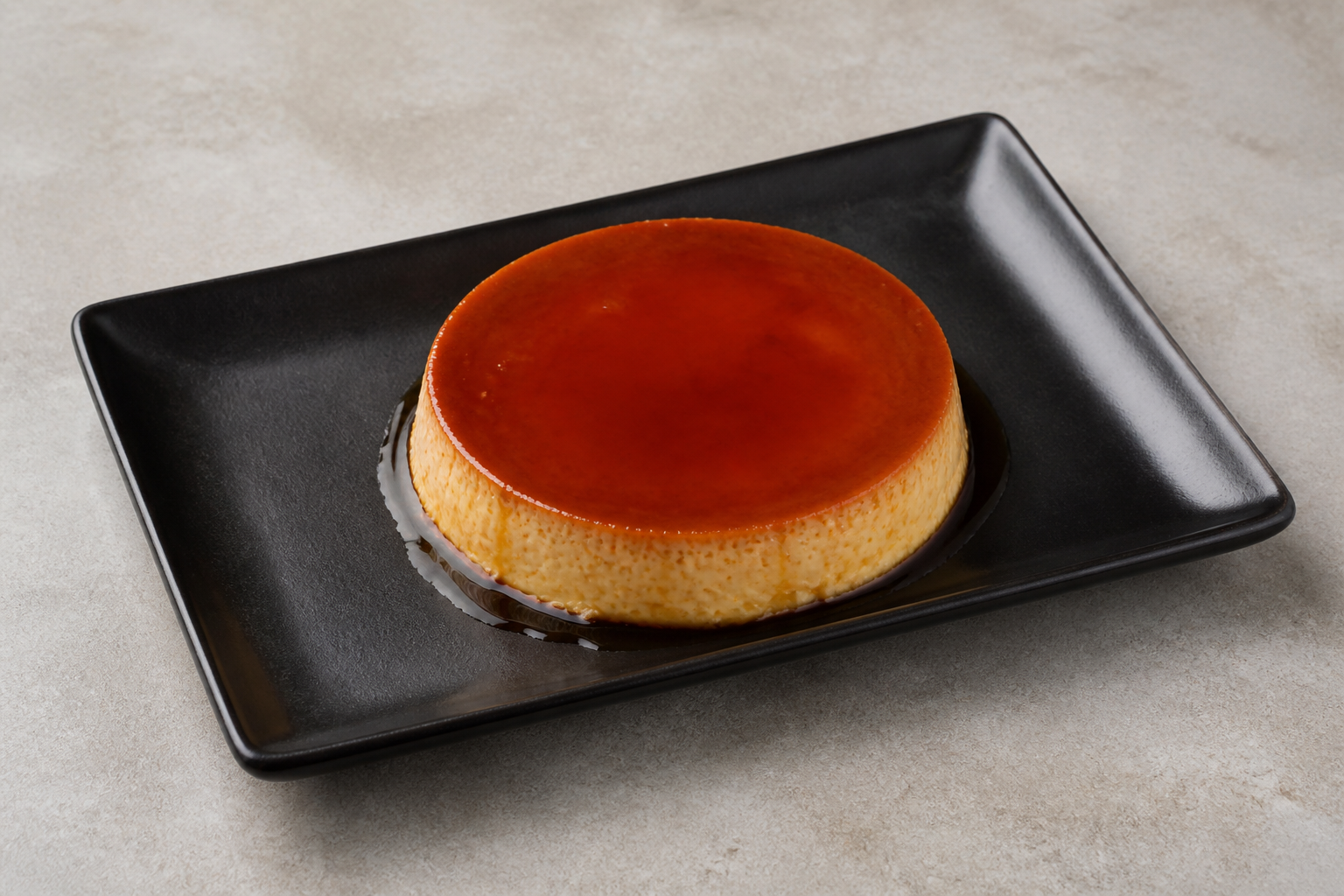 Photorealistic LT Caramel custard dessert P02 food image by VDAMO