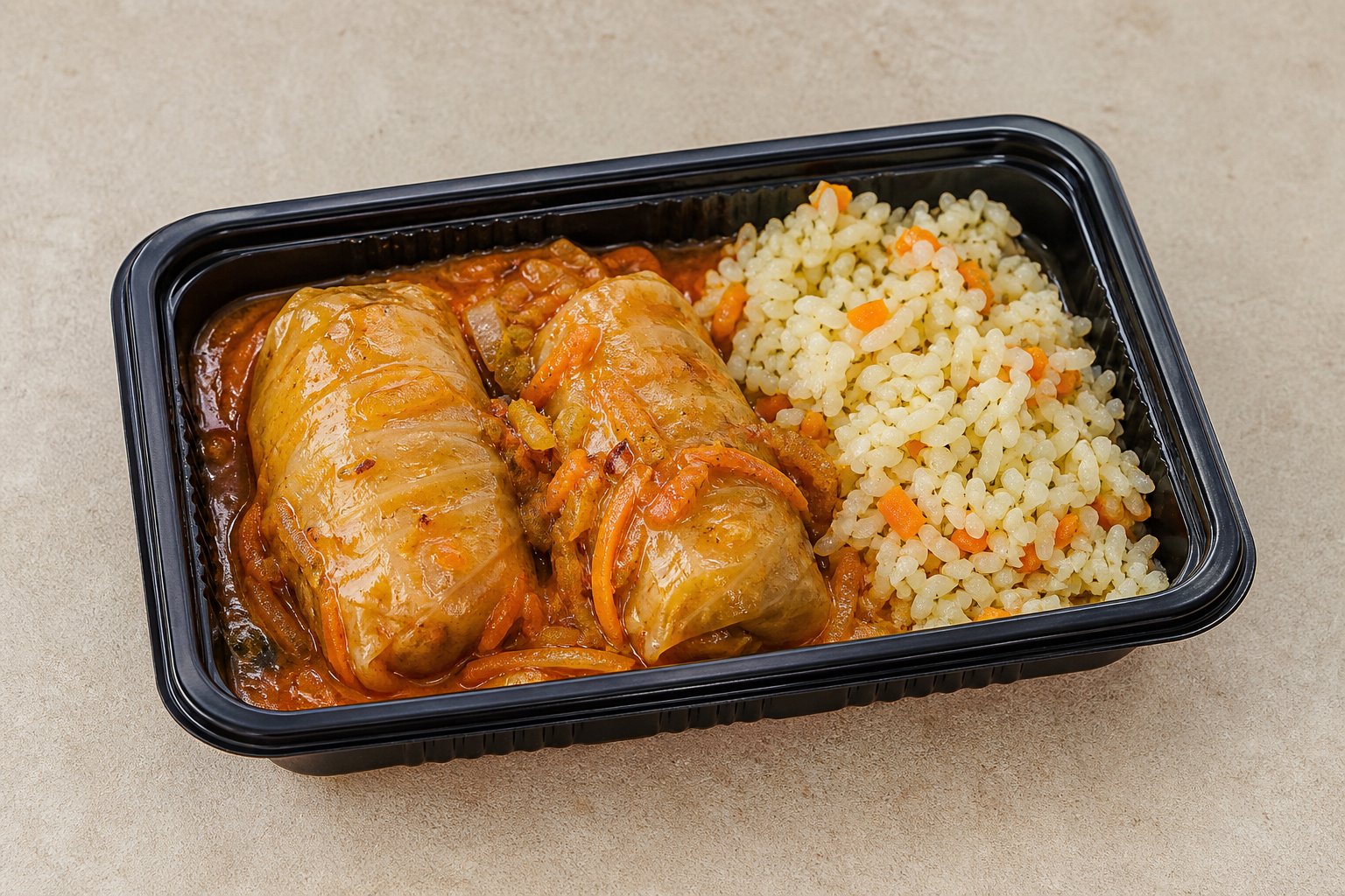 Photorealistic LT Cabbage roll plate eastern-european P06 food image by VDAMO