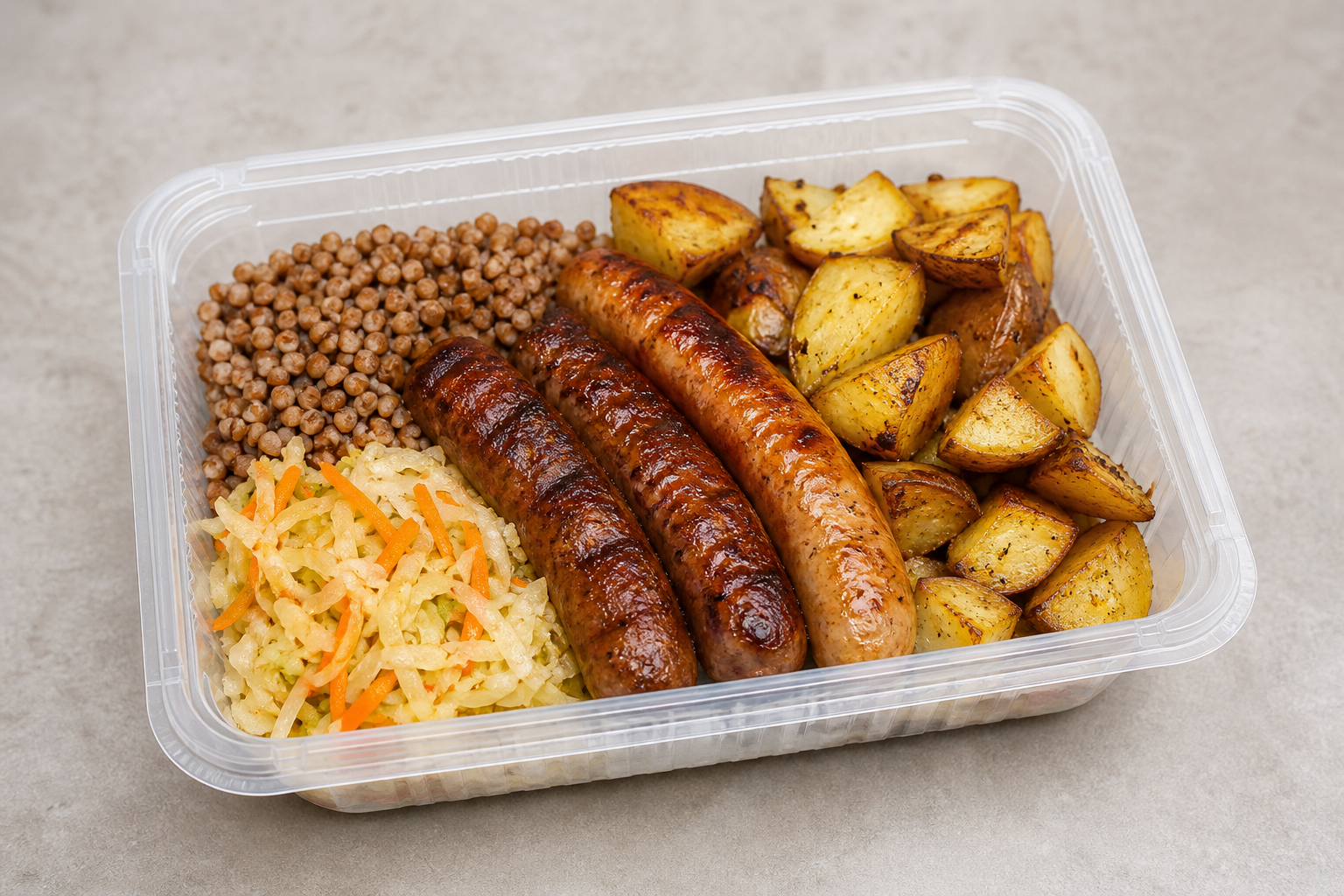 LT Grilled sausage meal eastern-european P07 — Lithuania dish