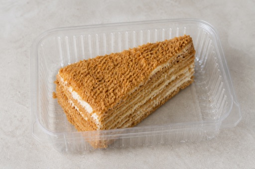 Photorealistic LV Honey cake slice dessert P07 food image by VDAMO
