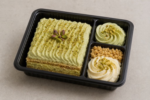 LV Pistachio dessert plate dessert P08 — Latvia dish
