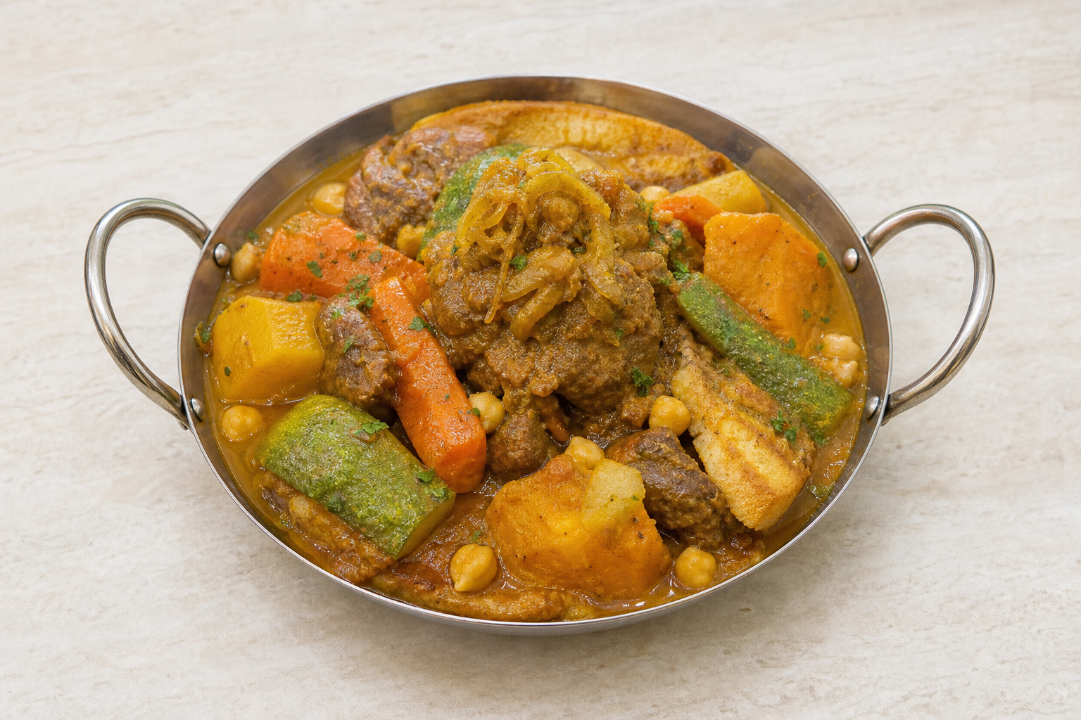 Photorealistic Moroccan tagine plate P05 food image by VDAMO