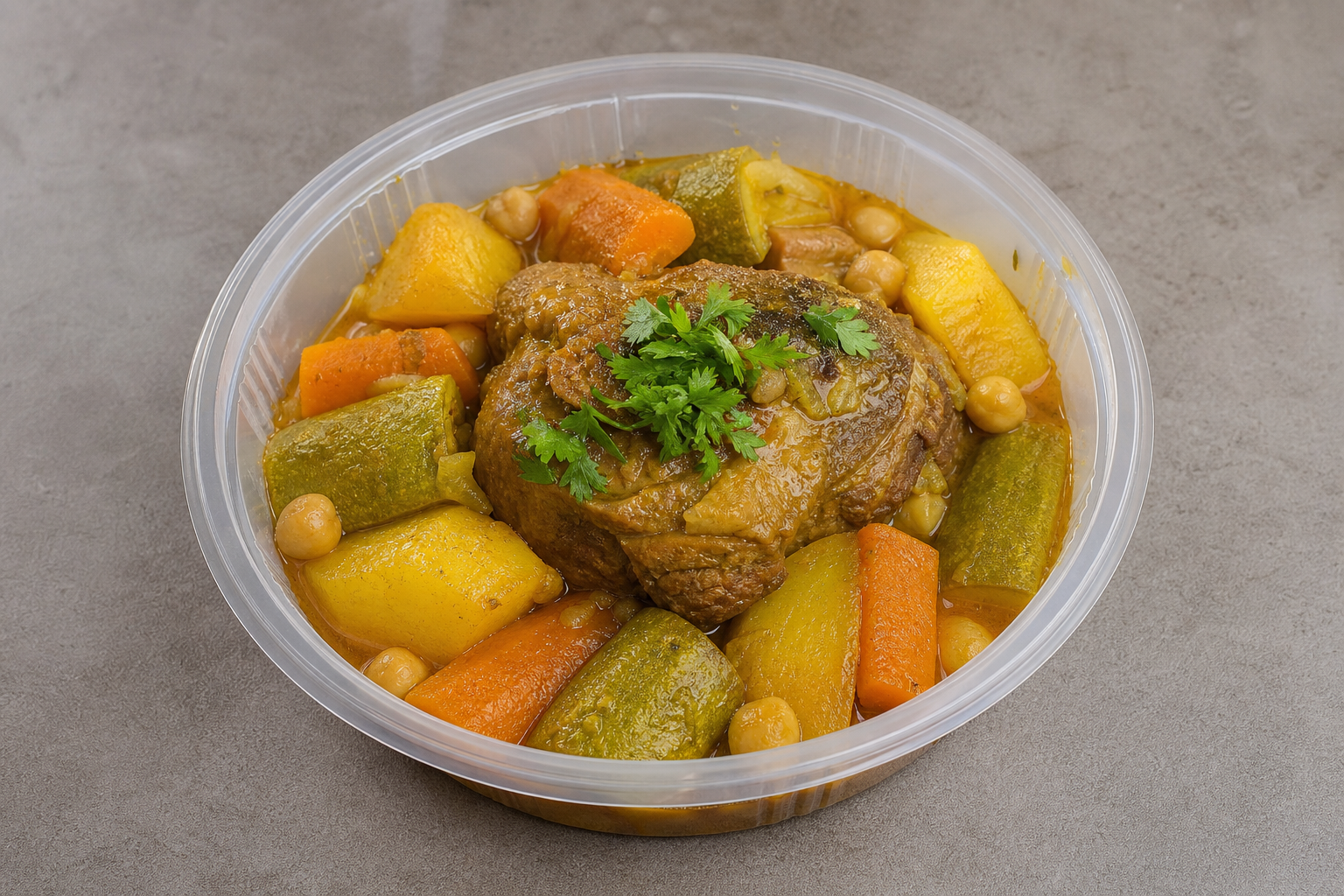 Photorealistic Moroccan tagine plate P07 food image by VDAMO
