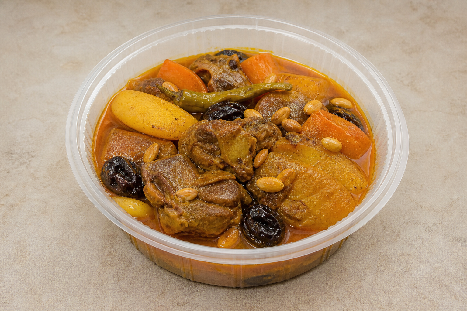 Photorealistic Moroccan tagine plate P07 food image by VDAMO