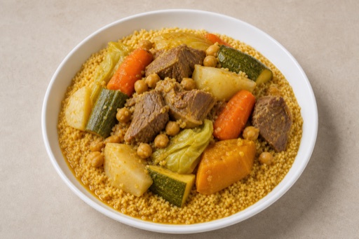 Photorealistic Beef couscous P04 food image by VDAMO