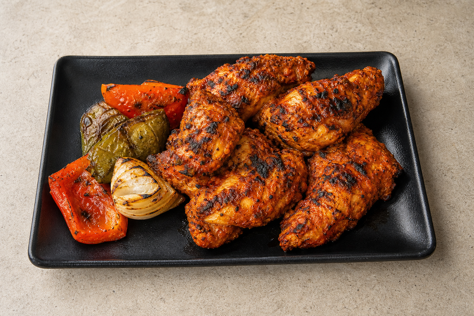 MA Harissa grilled chicken north-african P02 — Morocco dish