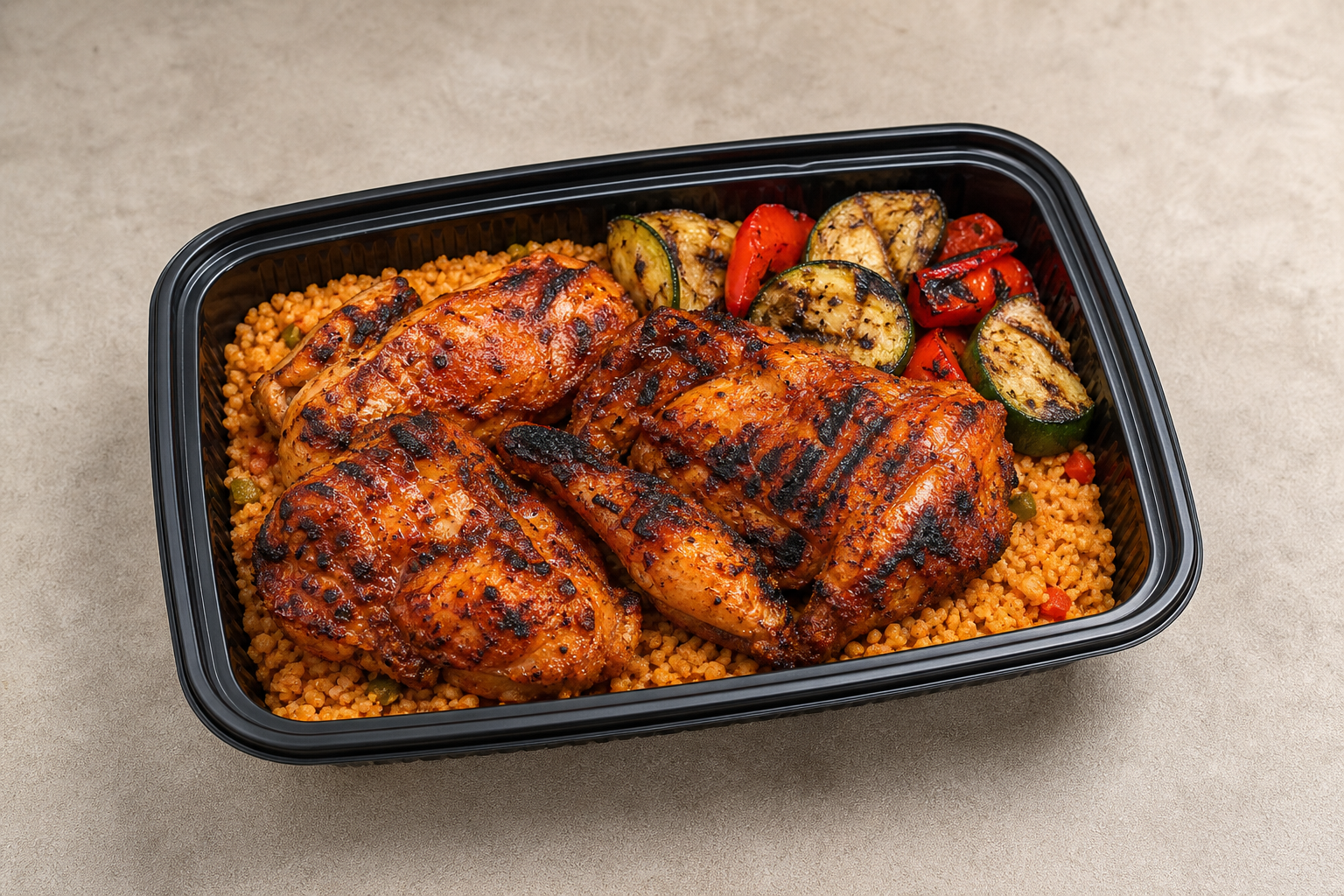 MA Harissa grilled chicken north-african P06 — Morocco dish