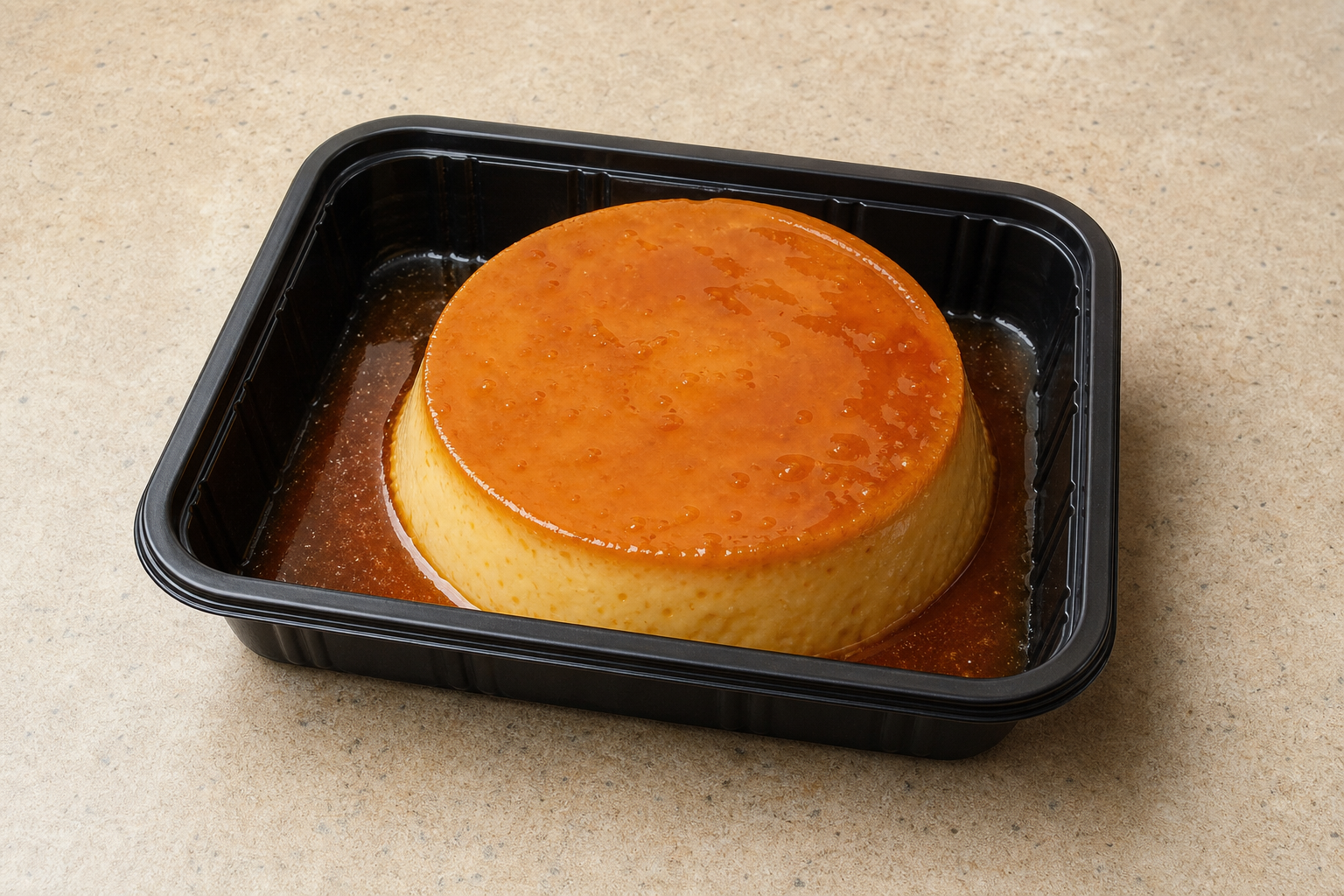Photorealistic MX Caramel custard dessert P06 food image by VDAMO