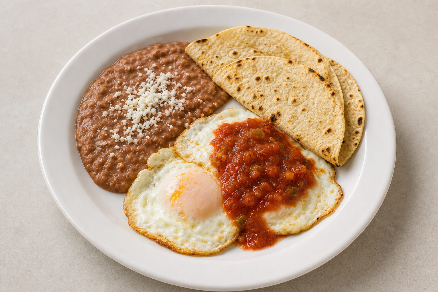 Mexican breakfast plate P01 — Mexico dish