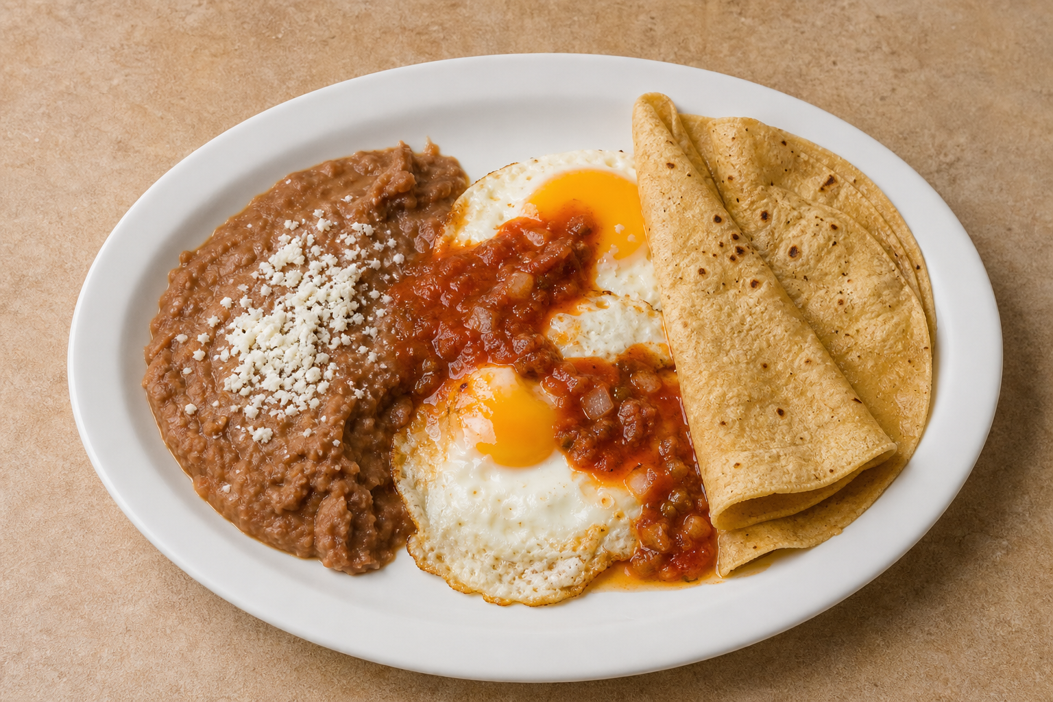 Photorealistic Mexican breakfast plate P03 food image by VDAMO