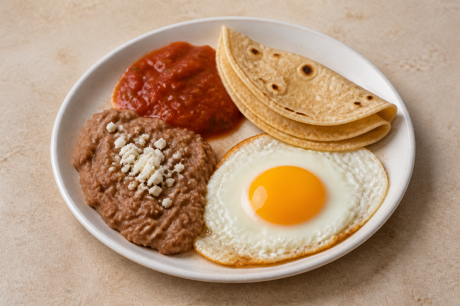 Photorealistic Mexican breakfast plate P09 food image by VDAMO