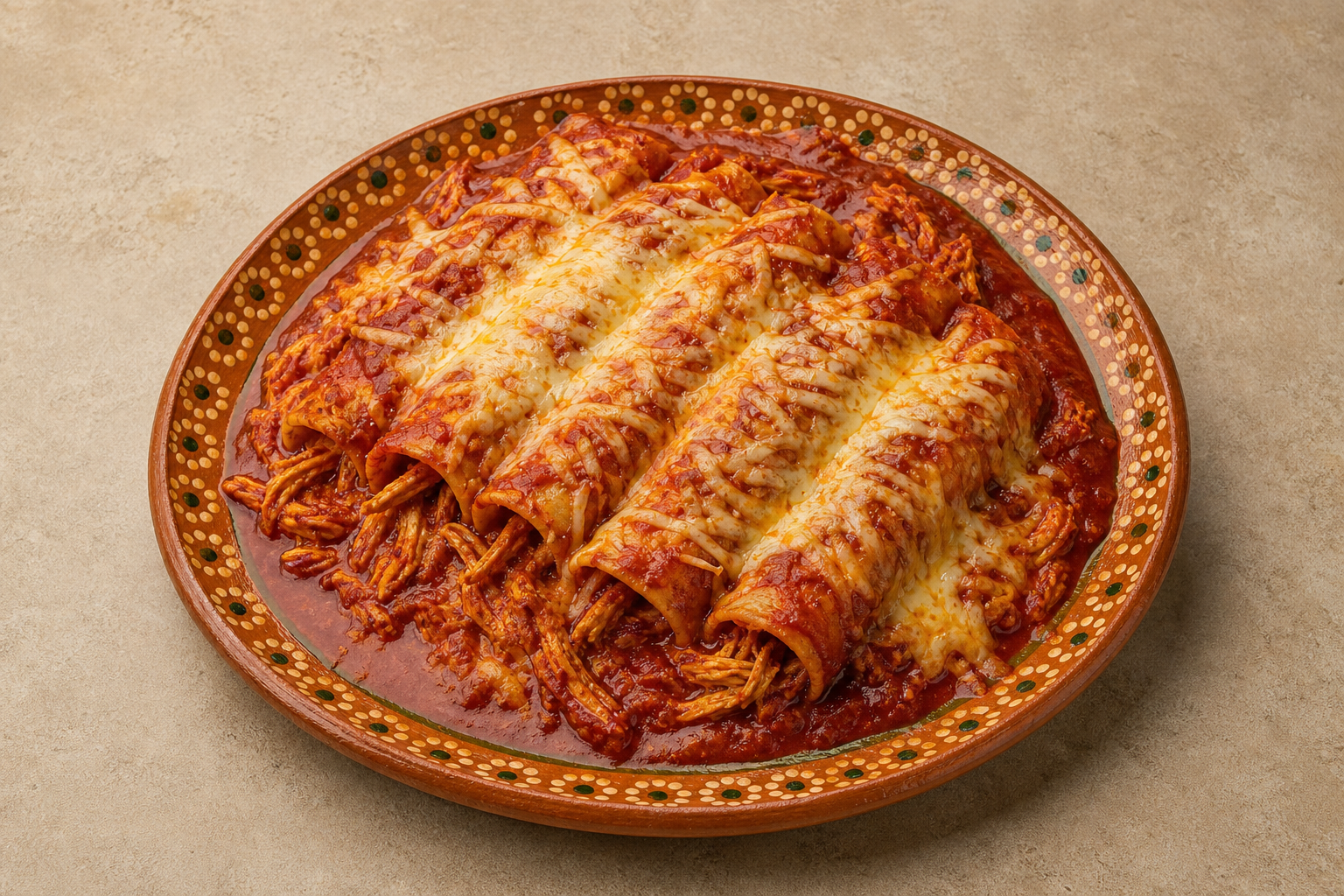 Photorealistic Enchiladas rojas P10 food image by VDAMO