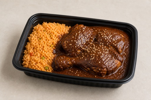 Photorealistic Mole poblano P06 food image by VDAMO