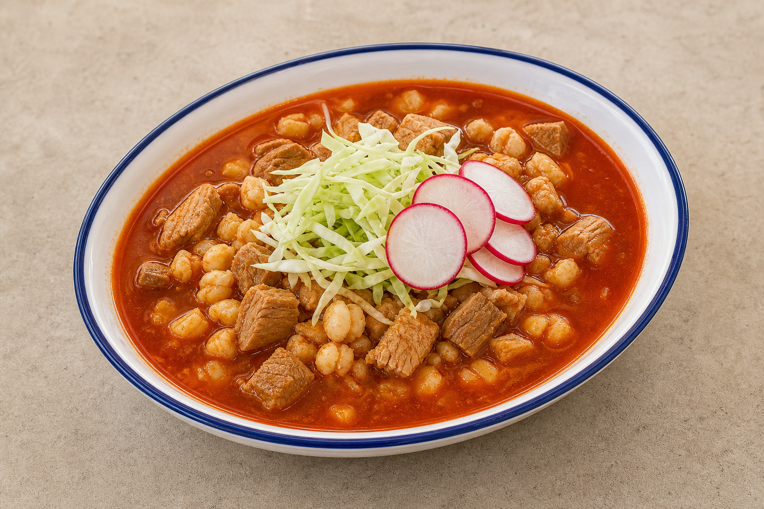 Photorealistic Pozole P03 food image by VDAMO