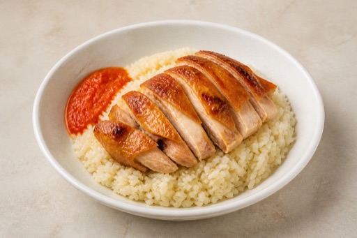 Photorealistic Malaysian chicken rice P04 food image by VDAMO