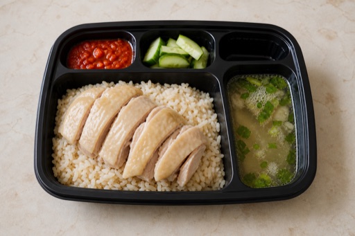 Photorealistic Malaysian chicken rice P08 food image by VDAMO