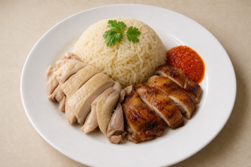 Malaysian chicken rice food image by VDAMO