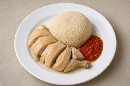 Malaysian chicken rice food image by VDAMO