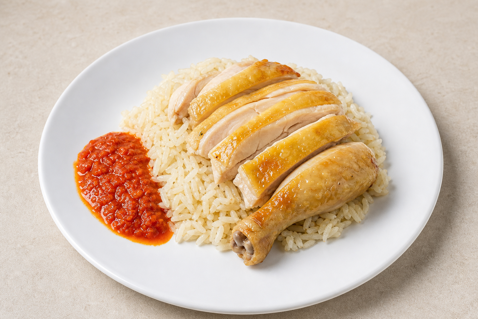 Photorealistic Malaysian chicken rice P01 food image by VDAMO