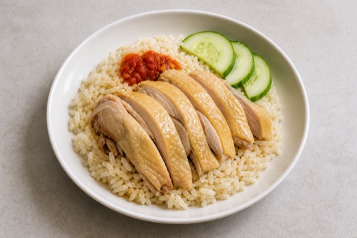 Photorealistic Malaysian chicken rice P04 food image by VDAMO