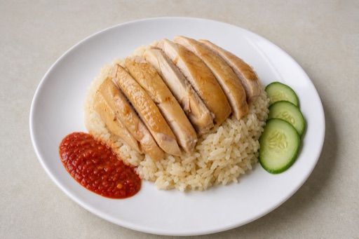 Malaysian chicken rice food image by VDAMO