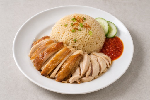 Malaysian chicken rice food image by VDAMO